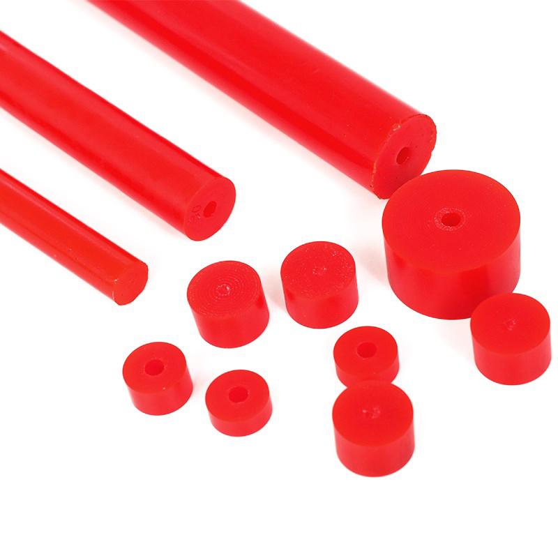 500mm Length Hollow PU Rod RUBBER SPRING Bar Polyurethane Elastic Rubber Round Stick