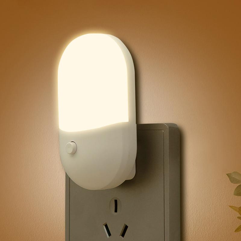 

Светодиодный мини-ночник, подключаемый светодиодный светильник для защиты глаз, ночник, лампа для прикроватной тумбочки для кормления ребенка, гостиная