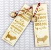 Basset Hound - dog bookmark, personalized bookmark, gift for bookworm from Art-Dog brand
