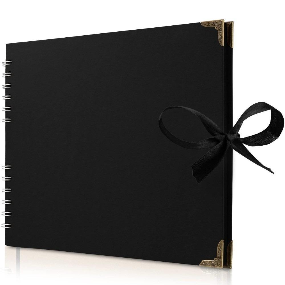 Kraftpapier Fotoalbum 8x8 Zoll Erinnerungsbuch Neues Hardcover-Album für Hochzeitsfeier