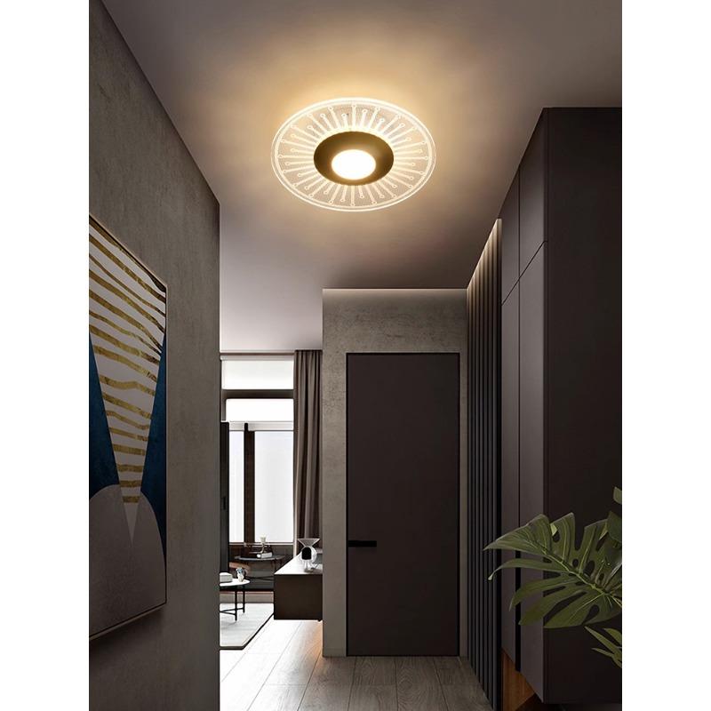 2024 new flower-shaped ceiling lamp corridor aisle porch balcony lights modern bedroom cloakroom simple creative round lighting