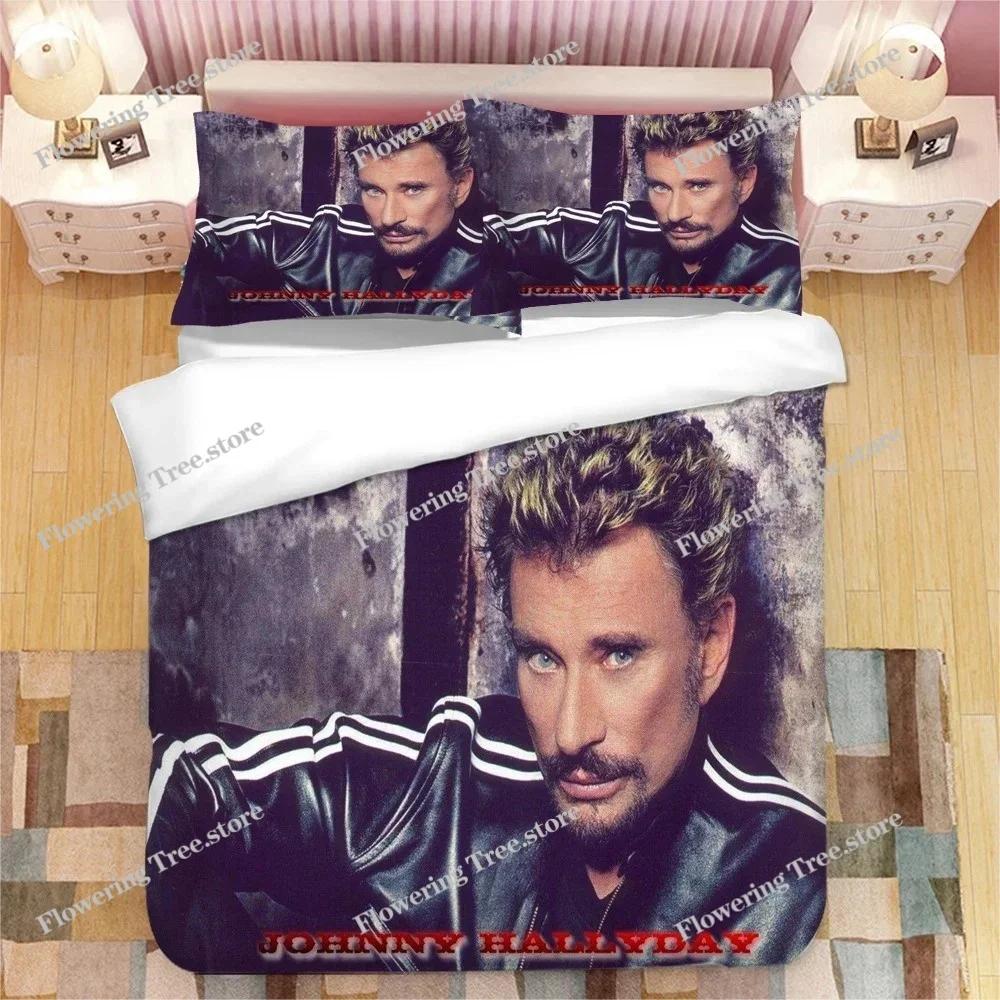 Johnny Hallyday Bedding Set Duvet Cover Bedroom Comforter Covers Single Twin King Size Quilt Cover Home Textile