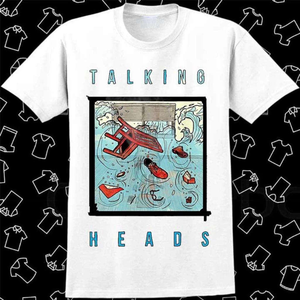 Talking Heads Music Band For Fans Cotton White Full Size Men Women Shirt