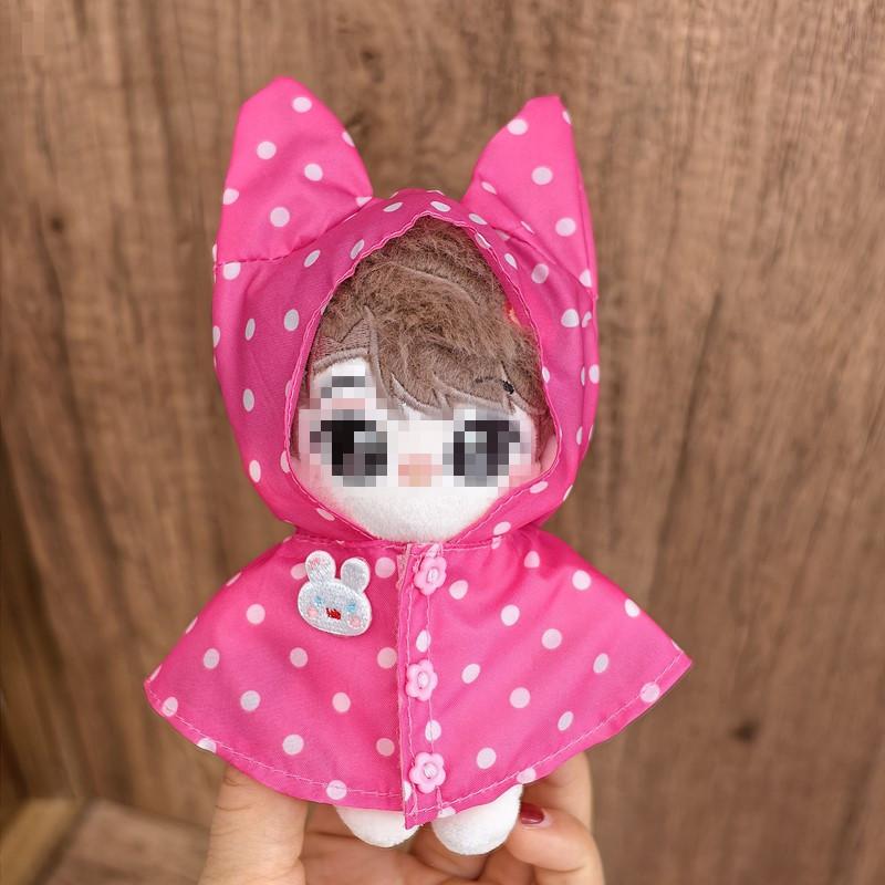 Cotton & Polyester Outdoor Light Raincoat Accessory for Dolls