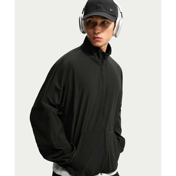 Nike As M Nk Uv Tech Fz Helios Sun Lightweight Breathable Loose Fit Zip Long Sleeve Jacket Men jackets IM1334-010