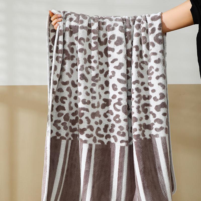 Coral Fleece Double-Sided Quick Dry Towels for Home - Mother-Child & Couple Set