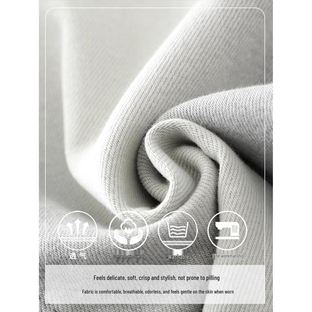 Women's Light Gray High-Waisted Wide-Leg Jeans - New Fashion for Spring/Autumn 2025