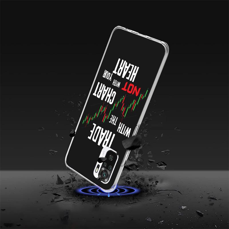 Trade Investment Forex Stock Market Phone Case For Xiaomi Redmi Note 15 14 13 12S 12 11 Pro Plus 14S 11S 11E 10 10S 11T 5G Perso