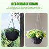 6Pcs Plant Basket Hanging Chain Hook Double Hook Hanging Chain Wind Chimes Hanging Hook for Indoors Outdoors Decoration