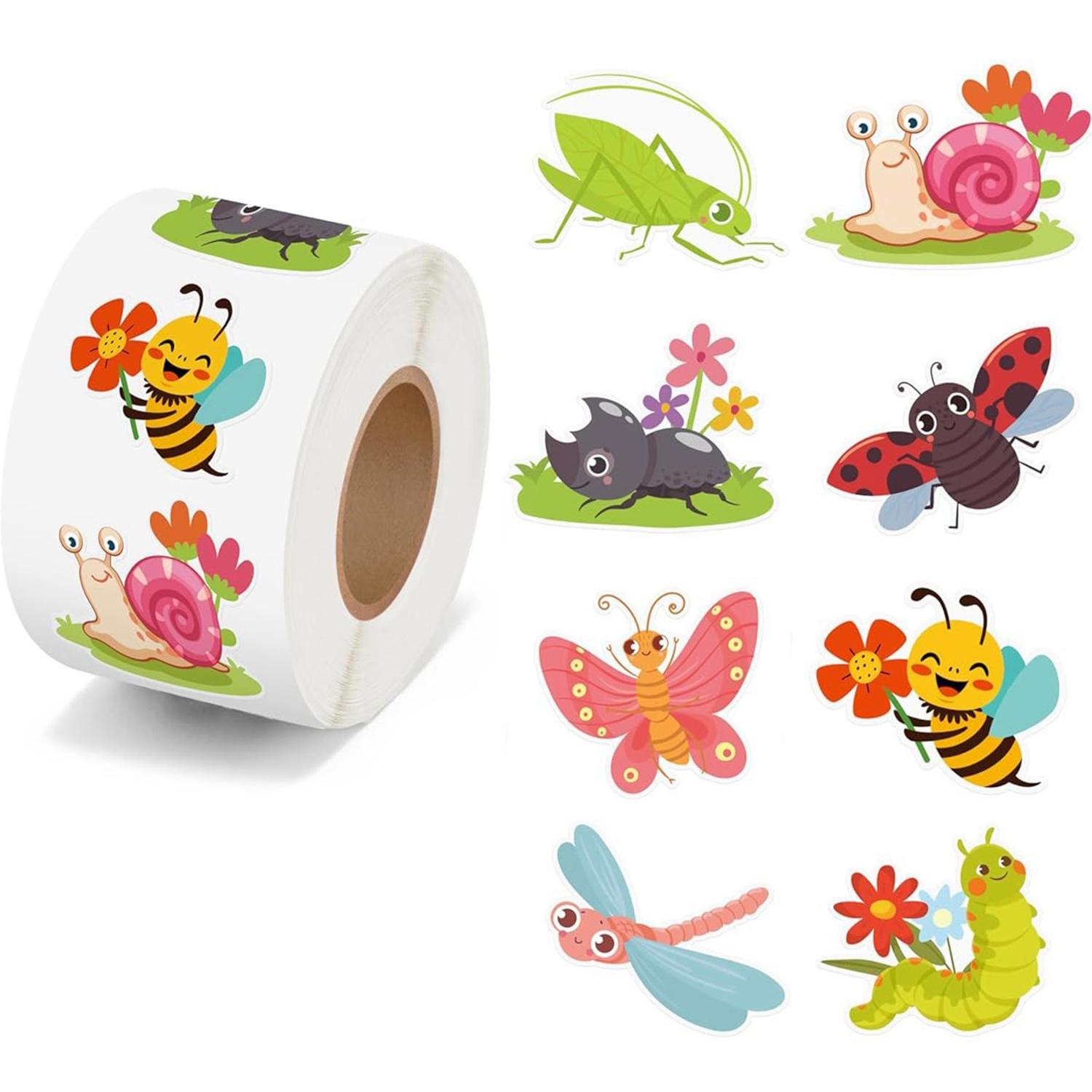 100-500Pcs High-Quality Cartoon High-Quality Bee High-Quality Reward High-Quality Sticker High-Quality Scrapbooking High-Quality Labels High-Quality