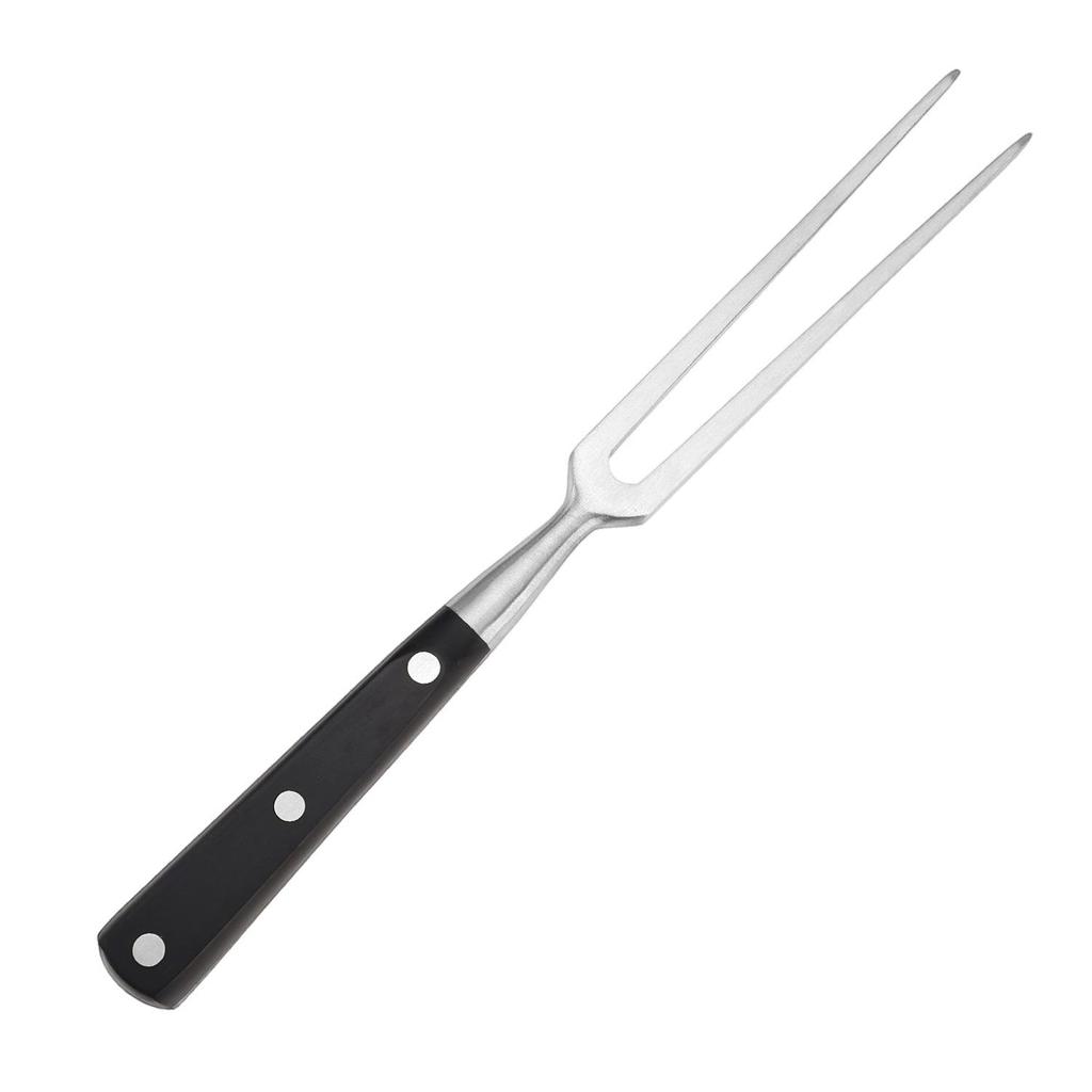 Grill- und Tranchiergabel aus Edelstahl für Fleisch und Steak