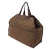 Portable Canvas Log Carrier Firewood Storage Tote Bag Organizer Fireplace Accessories