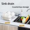 304 Stainless Steel Stainless Steel Dish Drying Rack Fruit Vegetable Drain Basket  Dish Drying