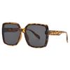 JYL TS Square Oversized Sunglasses Style Face Slimming For Street Shooting B5501