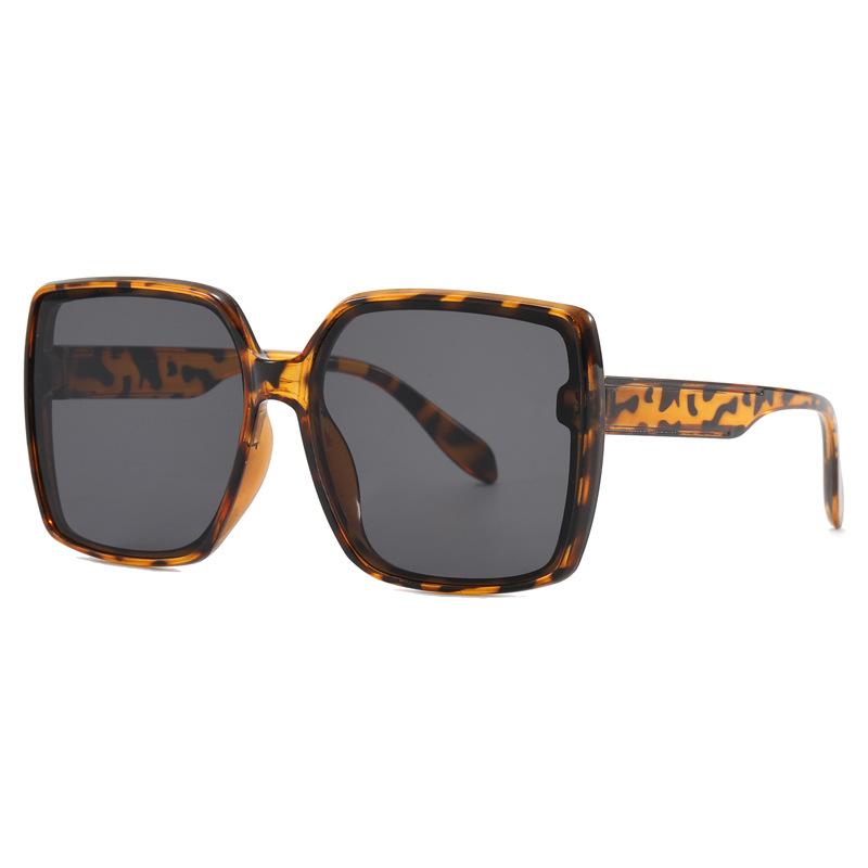 JYL TS Square Oversized Sunglasses Style Face Slimming For Street Shooting B5501