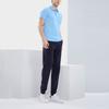 Fila Solid Color Casual Knit Polo Shirt Men Tops Light-Bright-Blue F11M331103FLB