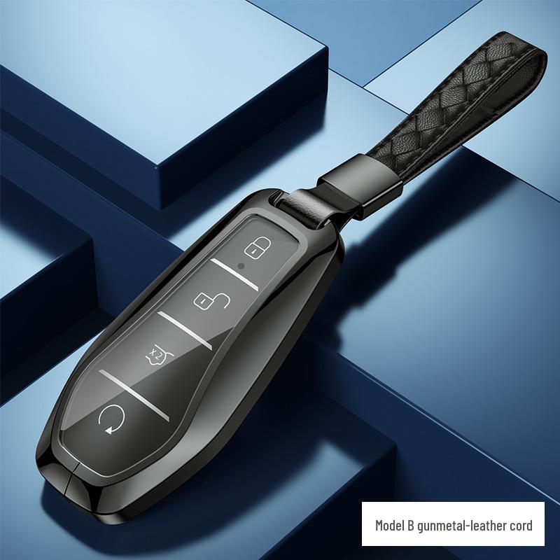 BYD Aluminum Alloy Car Key Case - Qin, Pro, Song, Tang, Han Metal Key Shell