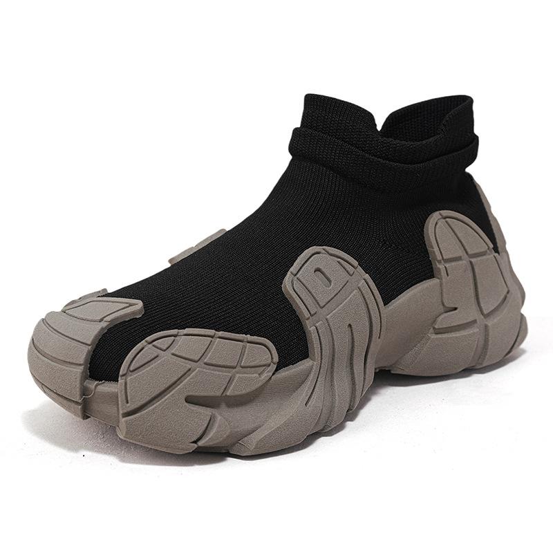 Summer new ins mesh fly-woven dad shoes breathable student sports heightened leisure