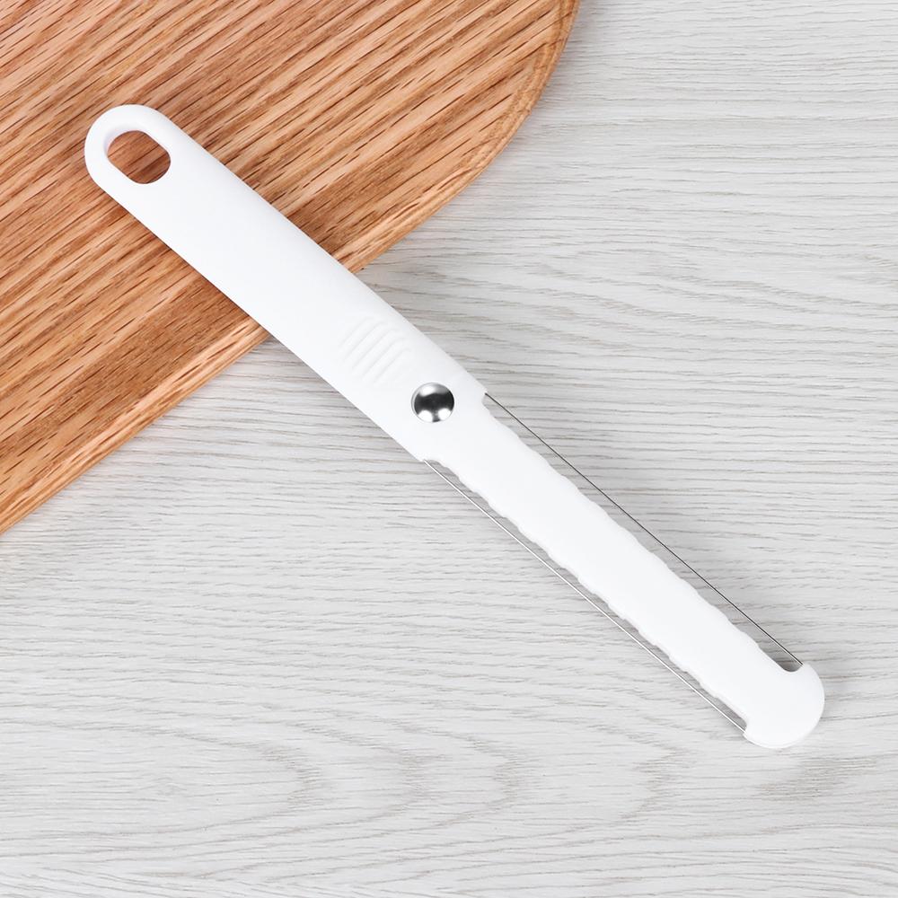 1PC New Fashion Cheese Butter Slicer Peeler Cutter Tool Wire Thick Hard Soft Handle Plastic Cheese Knife Cooking Baking Tools