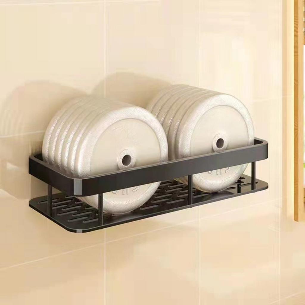 Light Luxury Shelf, Bathroom Towel Rack, Storage Rack, Bathroom Non Perforated Shelf, Bathroom Suction Cup Shelf