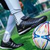 New Men High Ankle Outdoor Ultralight Football Boots Soccer Shoes Indoor Non-Slip Sports Shoes Futsal Non-Slip
