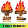 Gasgefüllte Flamme Simulierte Flamme PVC Camping Requisiten Spielzeug Aufblasbares Lagerfeuer Partydekoration