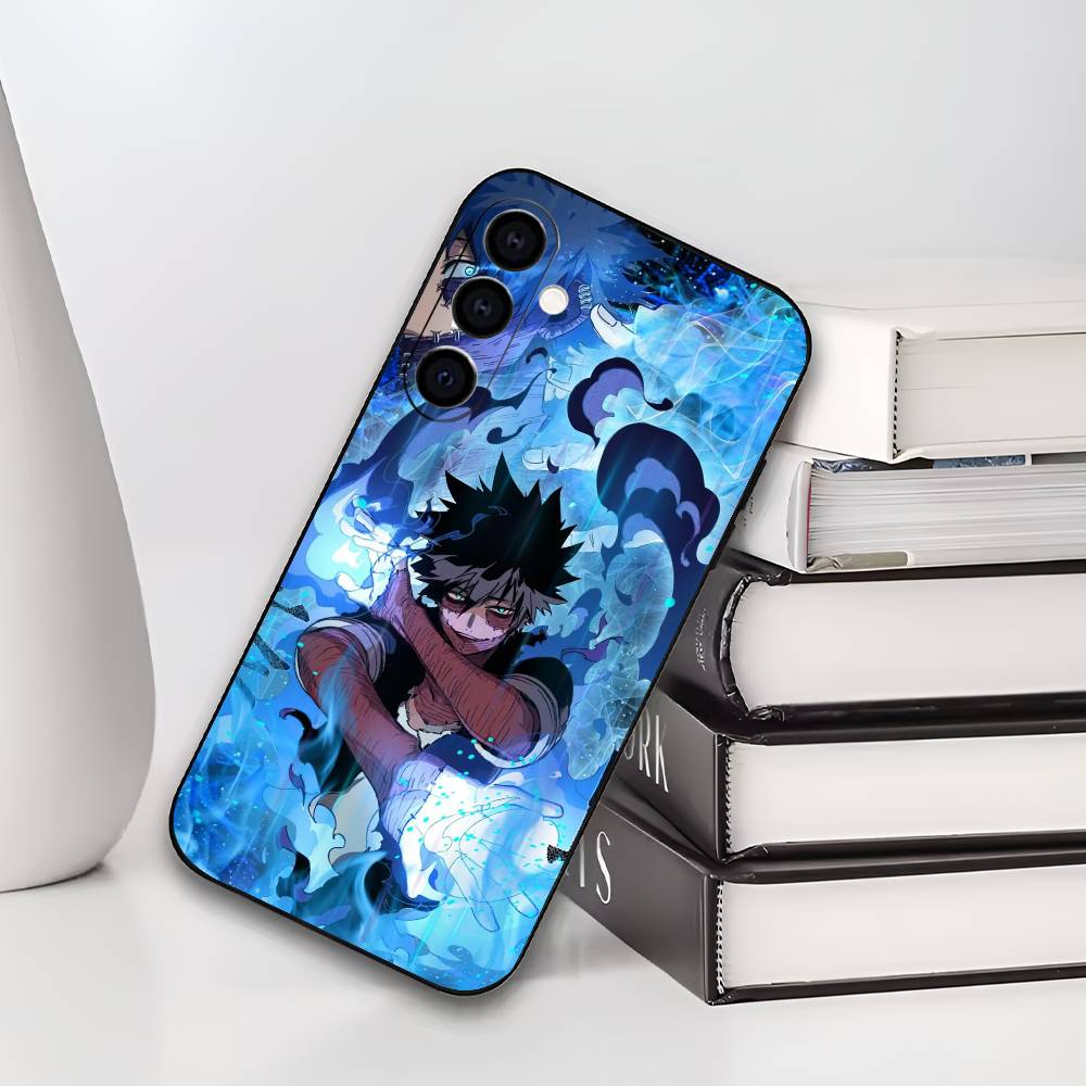 D-Dabi Blueflame T-Toya Todoroki Phone Case For Samsung Galaxy A73,A72,A71,A70,A53,A52,A51,Soft Silicone Black Cover