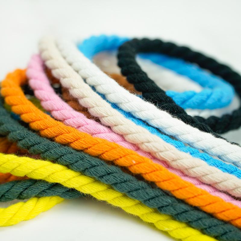 Round Shoelaces AF1/AJ1 0.6CM Thicker Cotton Shoelace Twisted Rope Laces Sneakers Boots Shoe laces for Shoes 120/140/160CM 1Pair
