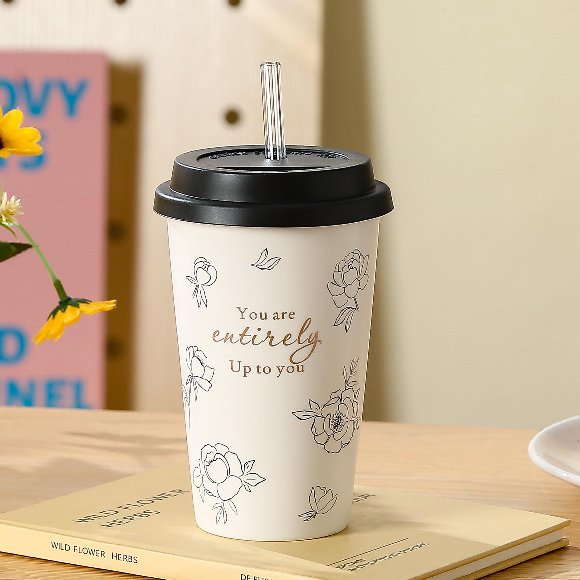 

Простая портативная кружка, креативная кружка, сувенир, ветряная трубочка, большая емкость, бытовая кружка для питья 401-500ml