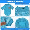 3Pcs Dog Sweaters for Small Dogs Boy Girl, Winter Warm Fleece Pet Clothes, Soft Sweatshirt Outfit for Puppy, Cat, Chihuahua Yorkie (Navy Blue, Grey,