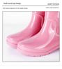 Exquisite Women's Short Rain Boots - Non-slip, Waterproof, and Stylish for Spring and Autumn