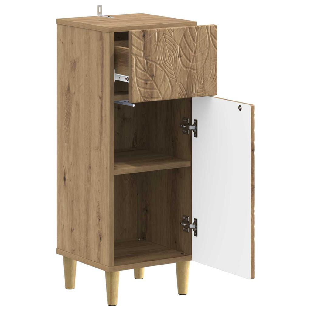 Bathroom Storage Cabinet DELFT Artisan Oak