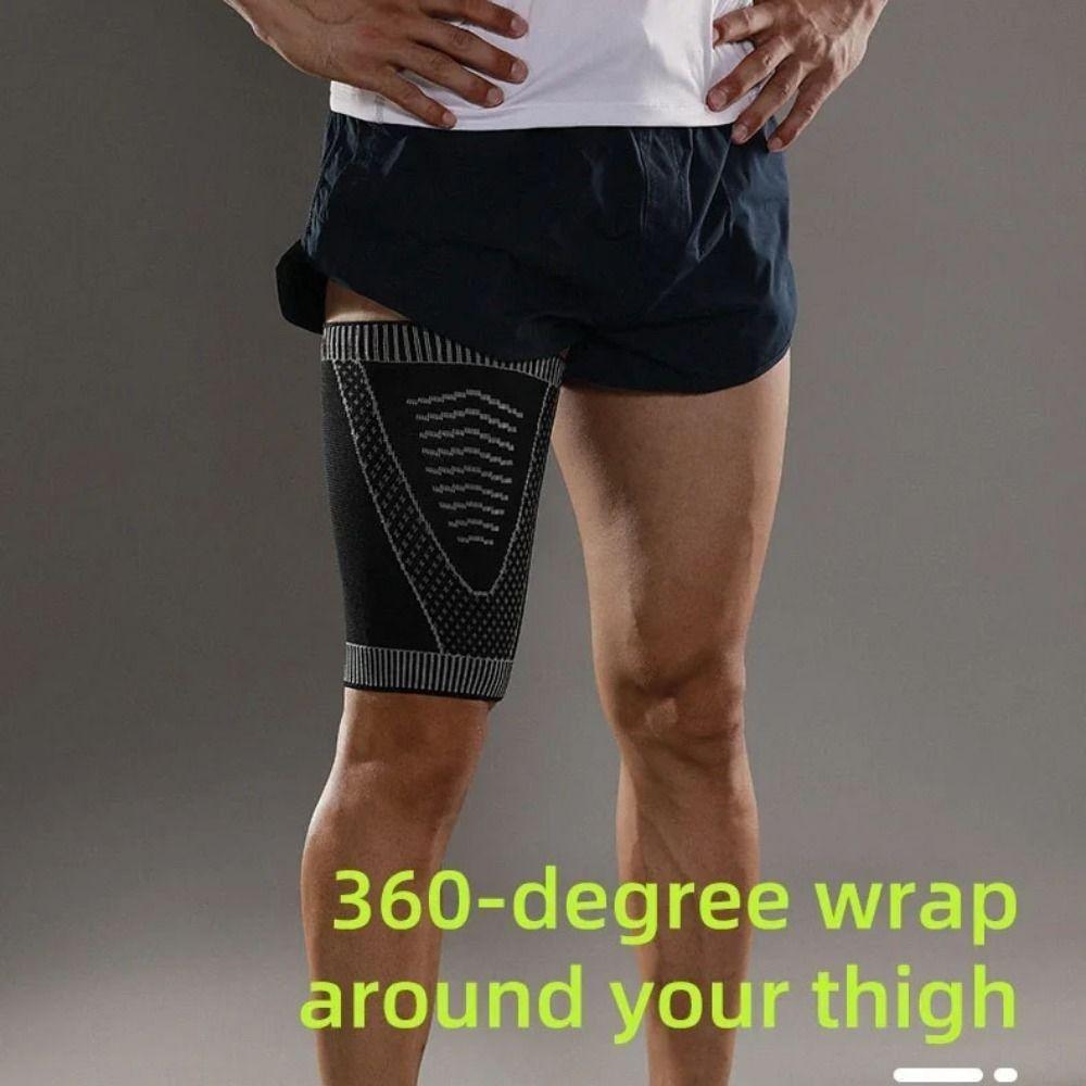 Breathable Thigh Compression Sleeve Elasticity Sports Sock Sleeves Compression Leg Sleeves  Yoga