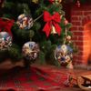 Religious Christmas Ornaments 12 Pieces Wood Festive Ornament Hangable Jesus Decor For Tree Church Rearview Mirror School Living