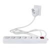 Power Strip - Rev - 6 + 1 - 2m Cable - Switch - Child Protection