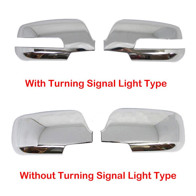 For Kia Sorento 2013-2014 Car Rearview Side Mirror Cover Wing Cap Exterior Door Sticker Frame Case Trim Housing Silver Chrome