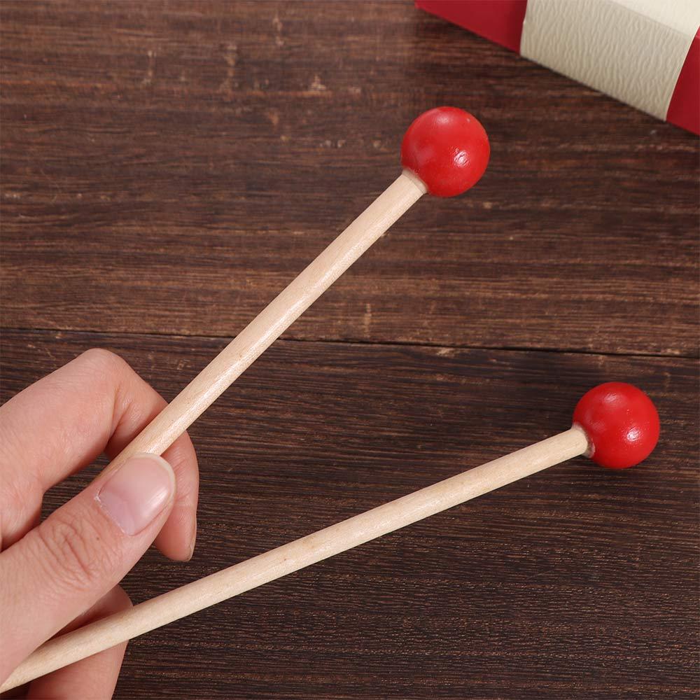 Wooden Drumsticks Smooth Marimba Sticks Drum Practice Tools Wooden Drumsticks  Beginners