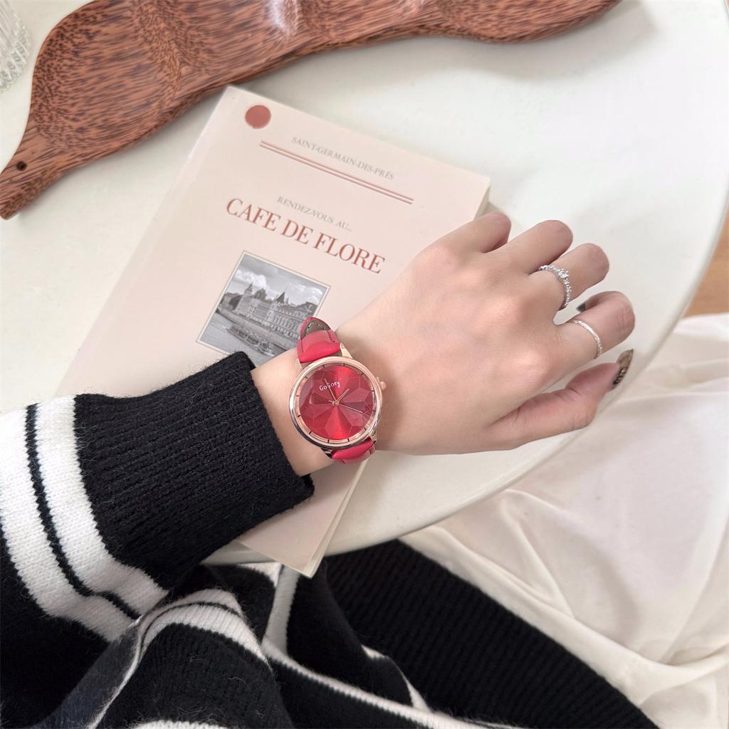 Phantom Crushed Ice Schüler Gürtel Uhr Nische Design Sinn Technologie Hoher Wert Damen Uhr Lieferung