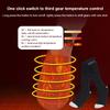 Unisex Electric Heated Socks Breathable Warmer Stockings Washable Rechargable for Outdoor Camping Hiking