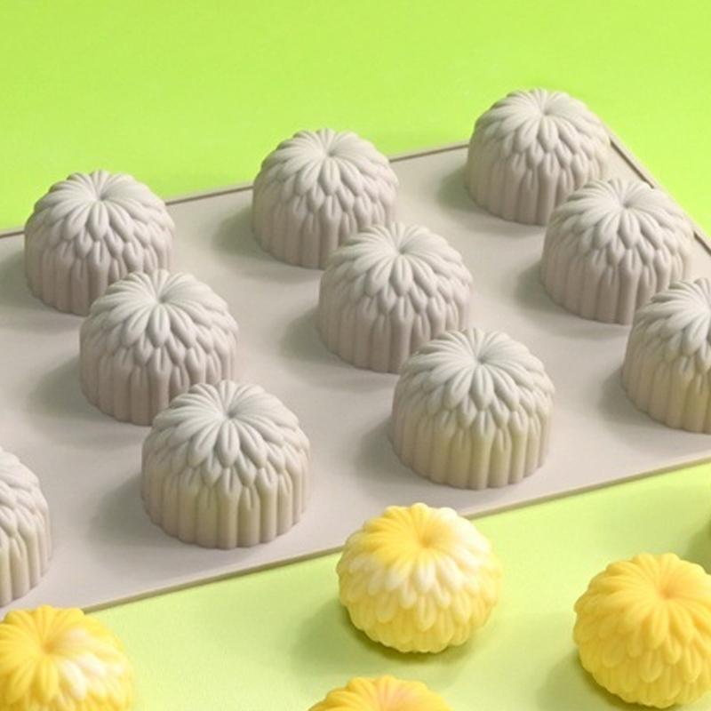 Fruit Flower Silicone Molds Fondant Mousses Cake Molds Making Pastry Chocolate Molds Baking Decorating Tool Nonstick