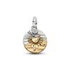 New 925 Silver Summer Coin Twelve Constellation Carving Hang Tag Charm Beads Suitable for Bracelets, Necklaces, Fashion Jewelry