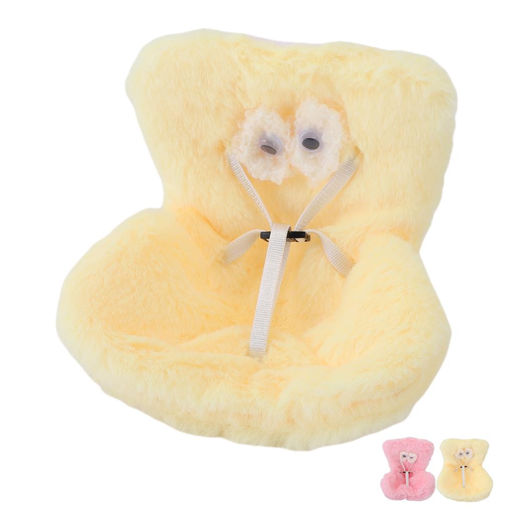 Doll Car Seat for Car Air Vent Cute Functional Soft Furry Safety Car Seat Ornament Decoration Displa