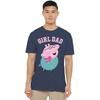 Peppa Pig Unisex Adult Girl Dad Daddy Pig Heather T-Shirt