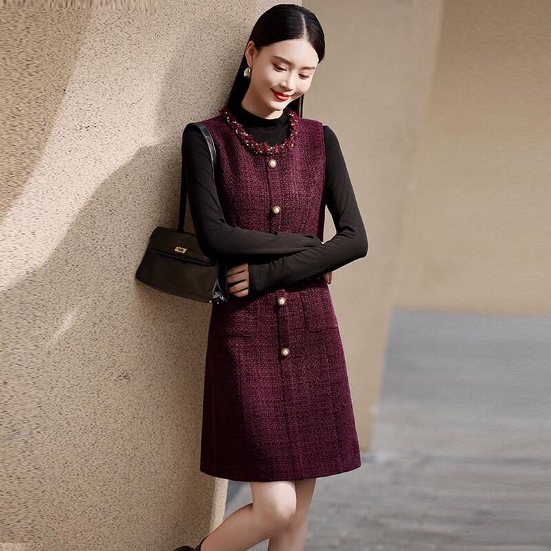 Hangyige Chic Sleeveless Vest Dress
