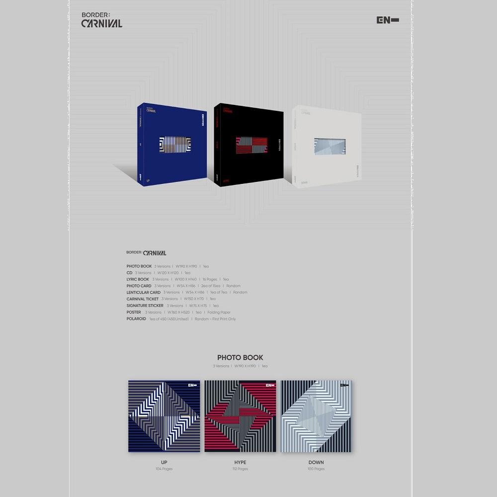 ENHYPEN 2nd Mini Album BORDER : CARNIVAL CD