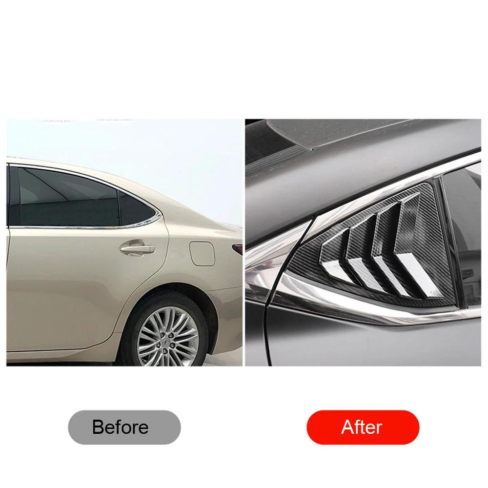 Carbon Fiber Rear Side Window Louvers for 2018-2023 Lexus ES