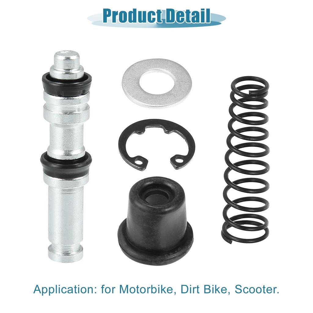 uxcell Piston Line Pump Repair Kit Master Cylinder Piston Ring Repair Accessories Motorcycle Clutch