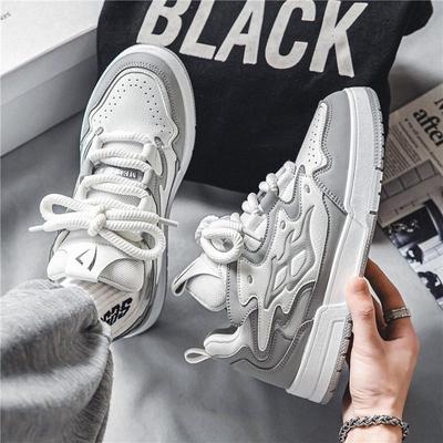 New Bread Mens Sneakers PU Designer Platform Breathable Chunky Skate Shoes 2024 Casual Low-top Vulcanized Athletic Male Footwear