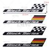 Black Series 3D Metal Adhesive Emblem Rear Fender Body Badge Auto Accessory for Mercedes Benz GT C63S A35 E63 S63