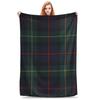 Farquharson Scottish Tartan Blanket Soft Warm Flannel Throw Blanket Bedspread for Bed Living Room Picnic Travel Home Sofa